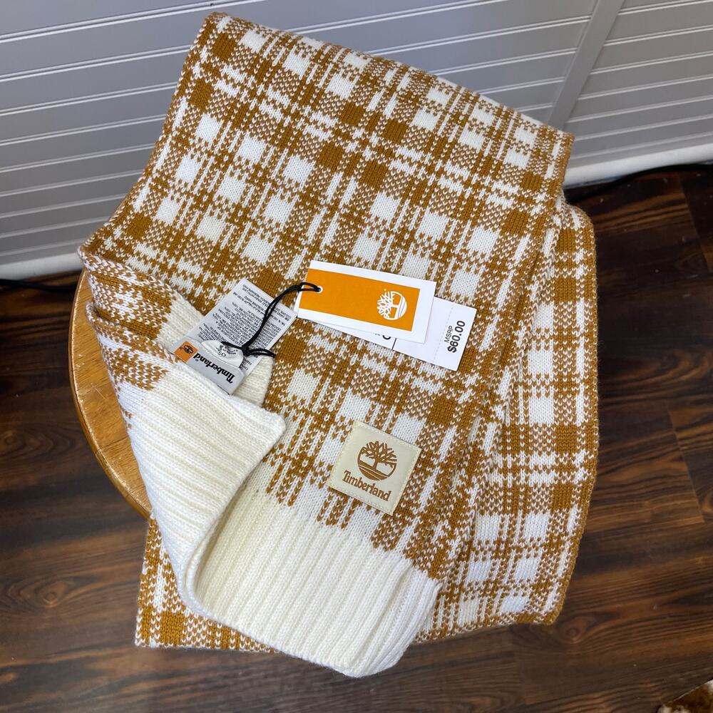 NWT Timberland Plaid Scarf